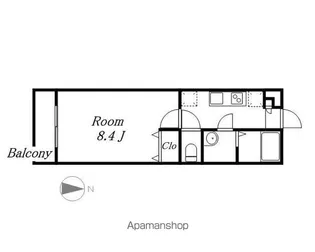 シャトーボナールⅢ【2階】の間取り