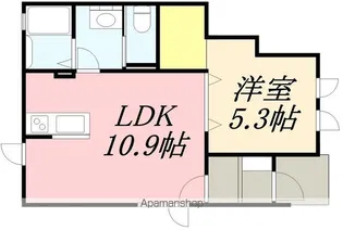 リロナイ本町【1階】の間取り