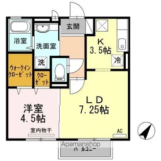 ノールヴィラージュⅡ【1階】の間取り