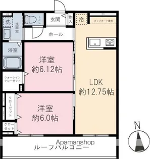 カーサファルコン【2階】の間取り