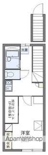 レオパレス山長弐番館【210号室】の間取り