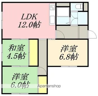 マンションマルノ【307号室】の間取り