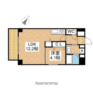 GRANDUKE新栄【12階】の間取り