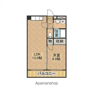 エラン宮崎Ⅱ番館【605号室】の間取り