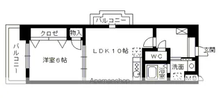 プロスペリテ川上【207号室】の間取り
