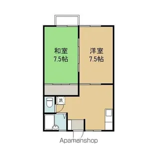 アネックス黒石野【203号室】の間取り