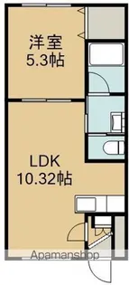 ルカ的場【3階】の間取り