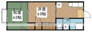 ハイライフ鳥屋野【2階】の間取り