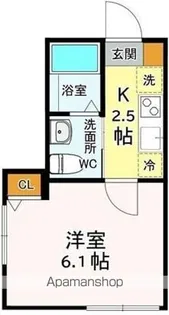 ブリーズ東船橋【1階】の間取り