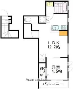 アットテラス井の頭公園【2階】の間取り