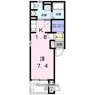 カーサ・カルマ桃山【3階】の間取り