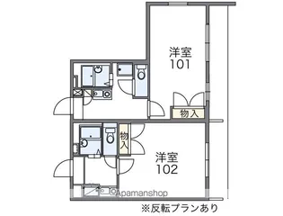 レオパレスシャンテ四之宮【1階】の間取り