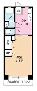 コーポ坂本【304号室】の間取り