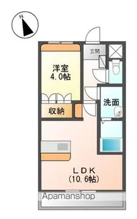 モンテ フローラ【203号室】の間取り