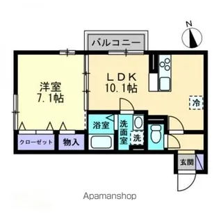 FULLBLOOM【2階】の間取り