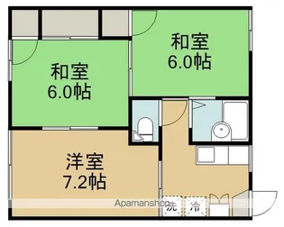 グリーンプラザ【105号室】の間取り