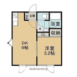 国際レジデンス【1階】の間取り