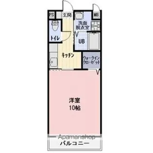 ラフィネ西軽井沢B【2階】の間取り
