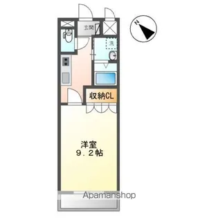 フォーシーズンズ桃山【302号室】の間取り