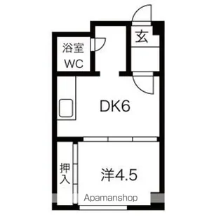 月海マンション【201号室】の間取り