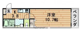 RIDERE(リーデレ)廿日市【107号室号室】の間取り