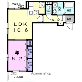 MGM.Ⅵ【1階】の間取り