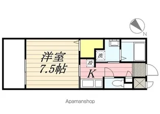 FOREST福岡県庁前【7階】の間取り