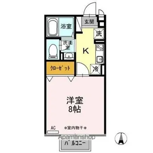 メゾン・ド・ピュア【2階】の間取り