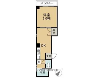 コアパレス安西【4階】の間取り