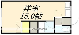 コーポのとや【302号室】の間取り