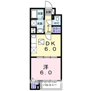チェリーハウス【1階】の間取り
