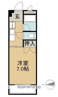 アンビシャス青山【5E号室】の間取り