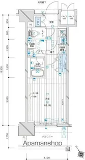 メインステージ駒込ラ・ヴェール【3階】の間取り