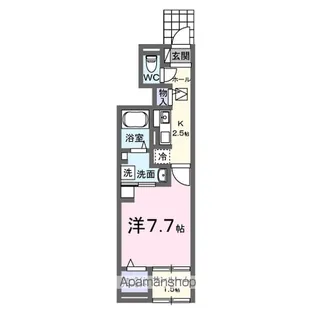 フローラル A【1階】の間取り