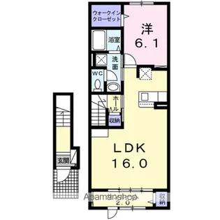 ボヌール【2階】の間取り