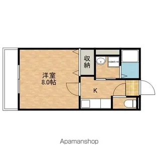 サンメゾン【1階】の間取り