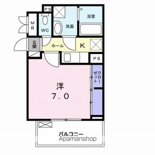 BROOK金城【303号室】の間取り