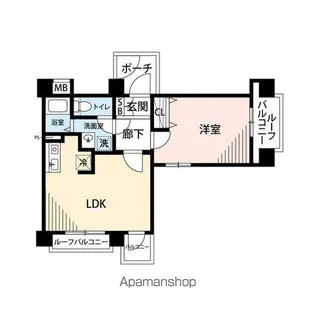 東京都文京区関口1丁目【マンション】の間取り
