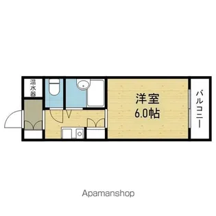 インターナショナル玉造【302号室】の間取り