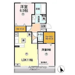 リヴィエール【1階】の間取り