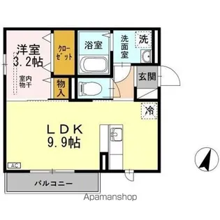 オリーブ【1階】の間取り