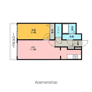 コートハウス山鼻【602号室】の間取り