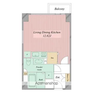 ミュプレ矢場町(ヤバチョウ)【6階】の間取り