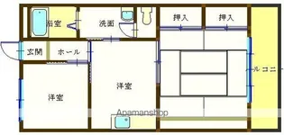 パールハイツIMOTO【203号室】の間取り