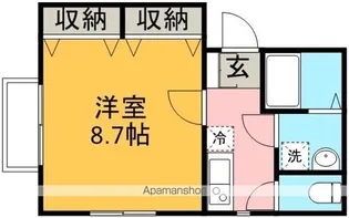 サニーコートⅡ(旭町)【1階】の間取り