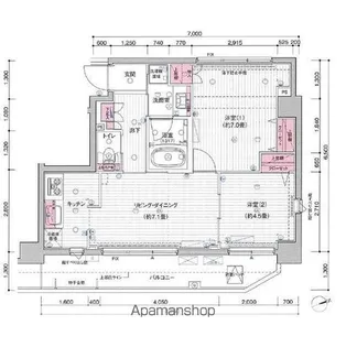 プレール・ドゥーク浅草【10階】の間取り