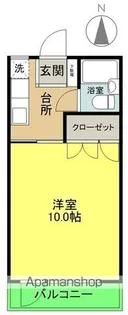 ヒルトップ108【203号室】の間取り