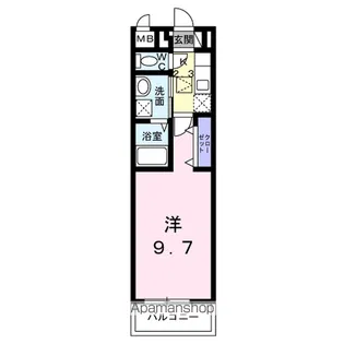 ミッドハイツ【1階】の間取り