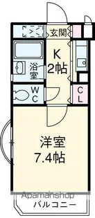 メゾン・ヴェルメイユ 2【2階】の間取り