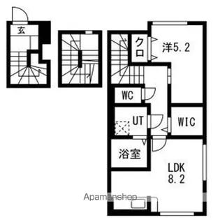 アクア・フィオーレ天童【305号室】の間取り